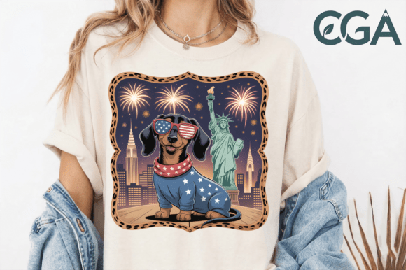 Download USA Dachshund Patriotic New York Png - Premium Resources