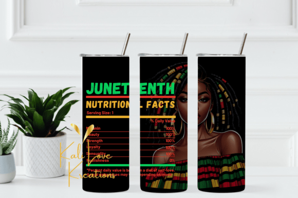 Download Juneteenth Nutritional Facts Black Woman - Premium Bundle