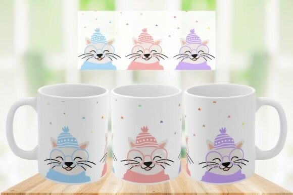 Download Cat Mug Wrap, Mug Wrap, Cat Mom Wrap - Premium Resources